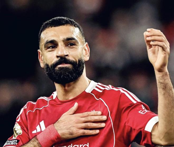 47球，薩拉赫紅軍生涯歐冠進(jìn)球數(shù)已超越隊(duì)史第2和隊(duì)史第3總和