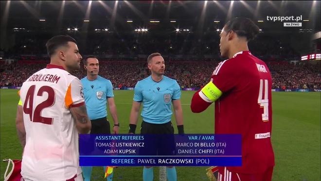 利物浦vs加拉塔薩雷更換主裁，外媒：原主裁馬齊尼亞克受傷了