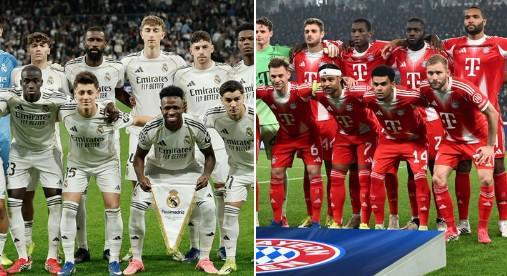 歐洲德比，皇馬和拜仁歐冠已交手28次，皇馬13勝4平11負(fù)