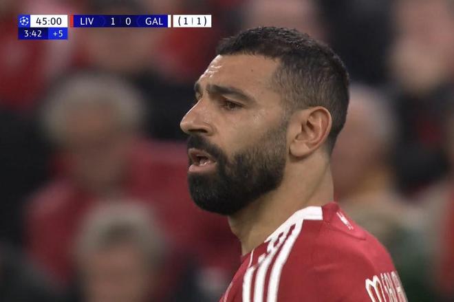 薩拉赫歐冠生涯第3次罰丟點球，均發(fā)生在安菲爾德