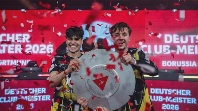 多特蒙德斬獲 2026 賽季 WOW 虛擬德甲俱樂部賽冠軍