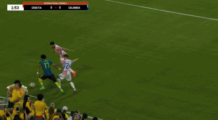 半場：哥倫比亞1-2克羅地亞，阿里亞斯、馬塔諾維奇、武什科維奇破門