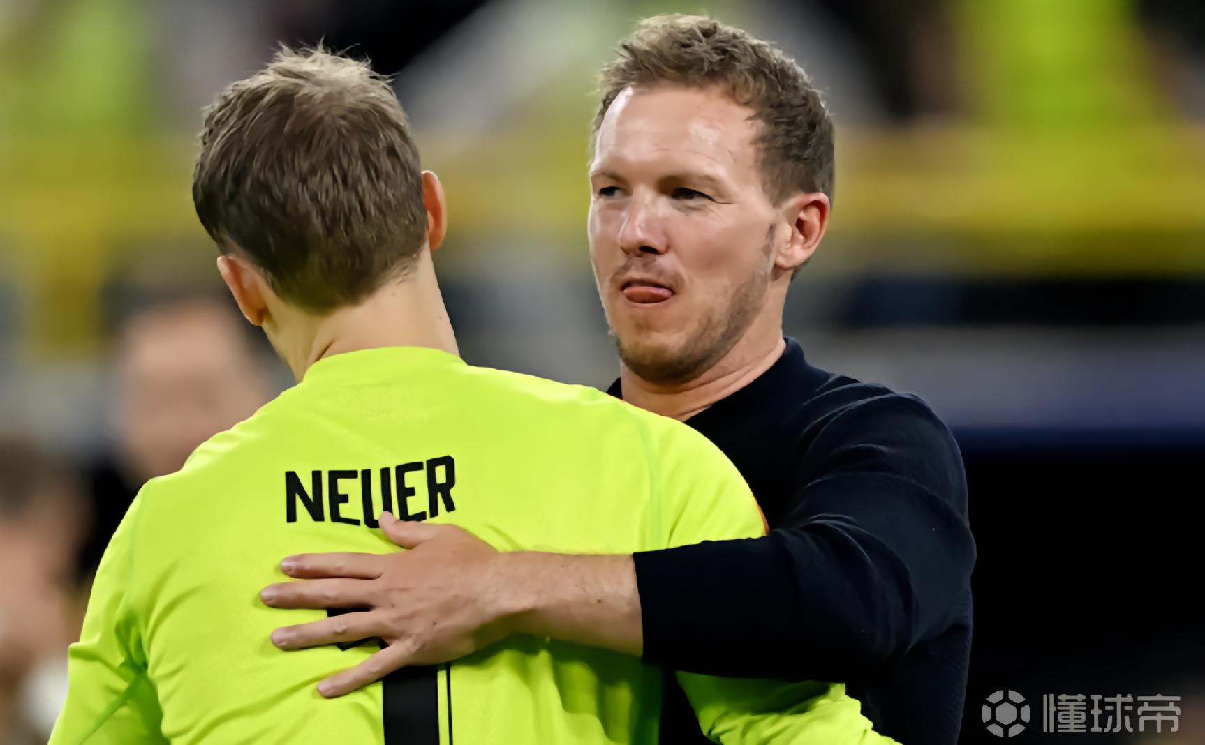 邁爾：納格爾斯曼不用諾伊爾到底是為了面子，還是為了成績(jī)？