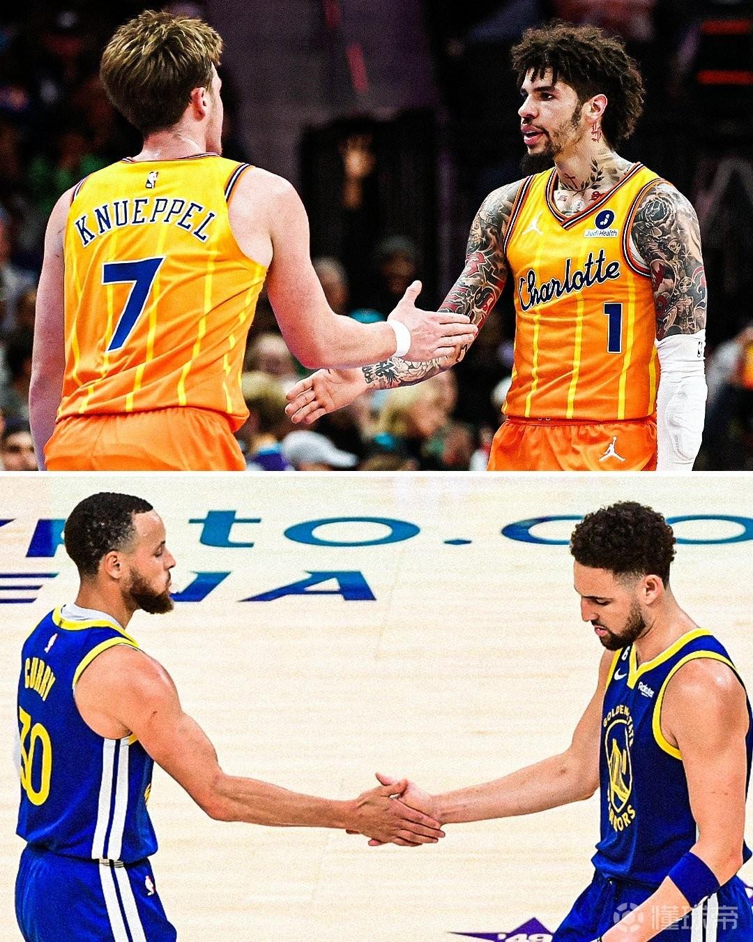 三球和克努佩爾是第二對(duì)單賽季270+三分組合，上一對(duì)是水花兄弟