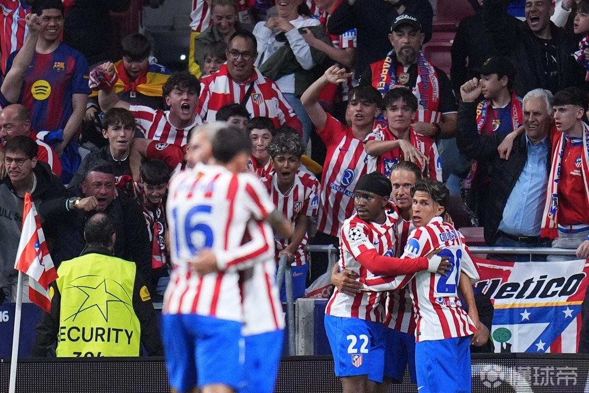 馬競隊(duì)史第7次闖進(jìn)歐冠半決賽，此前曾3次晉級決賽