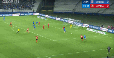 拉唐后點輕松補射破門 申花1-0領(lǐng)先鐵人