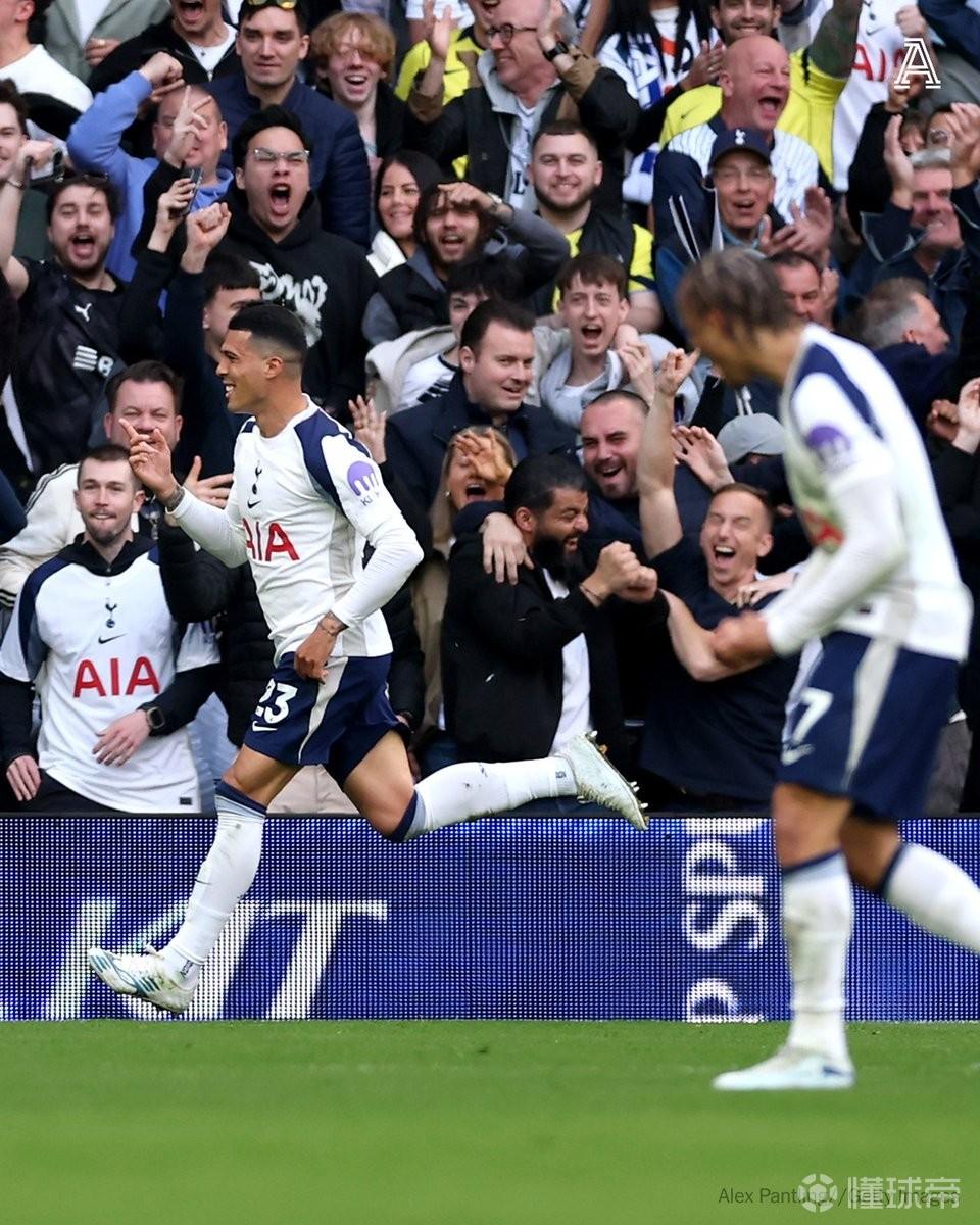 不容易，熱刺自3月5日以來(lái)首次在英超比賽中取得領(lǐng)先