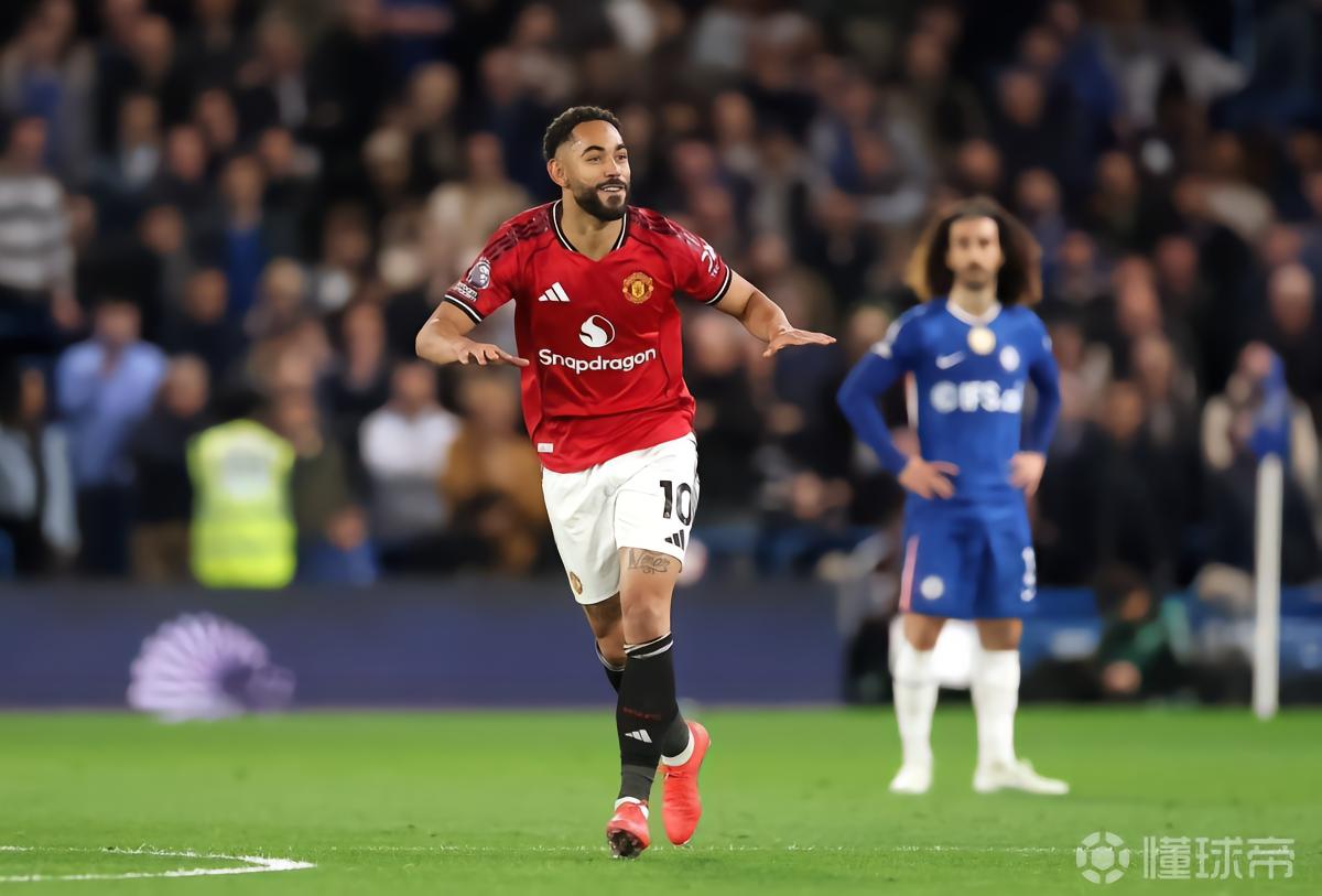 曼聯(lián)隊(duì)內(nèi)第五人，庫(kù)尼亞本賽季英超已直接參與10粒進(jìn)球