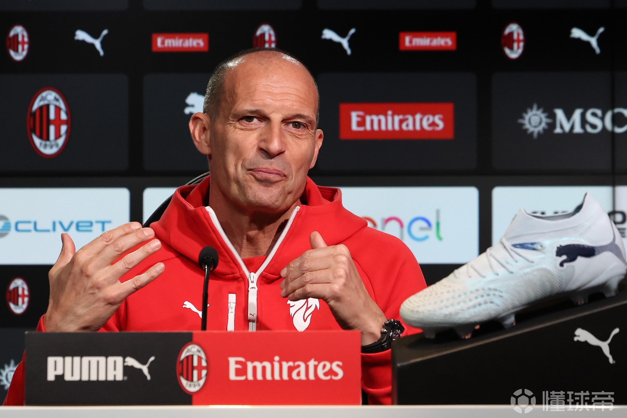 阿萊格里：能花3億的容錯率更大，而你只有2000萬容錯率就小