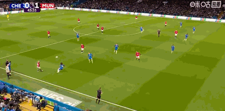 曼聯(lián)1-0切爾西，庫尼亞破門，B費助攻，藍軍三中門框